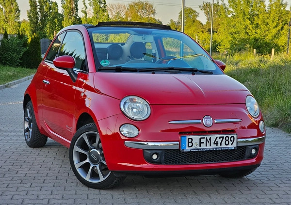 Fiat 500 cena 19900 przebieg: 127000, rok produkcji 2011 z Jaraczewo małe 277